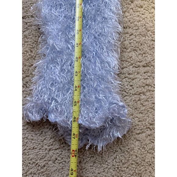 Lot of 2 Girls Scarf Scarves Super Soft Cozy 48" Long Pink Silvery White - Picture 3 of 5